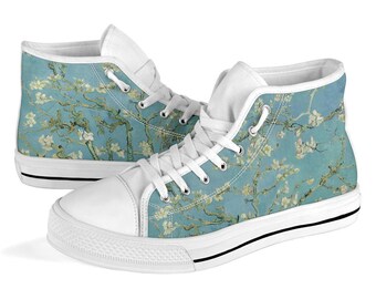teal vans high tops