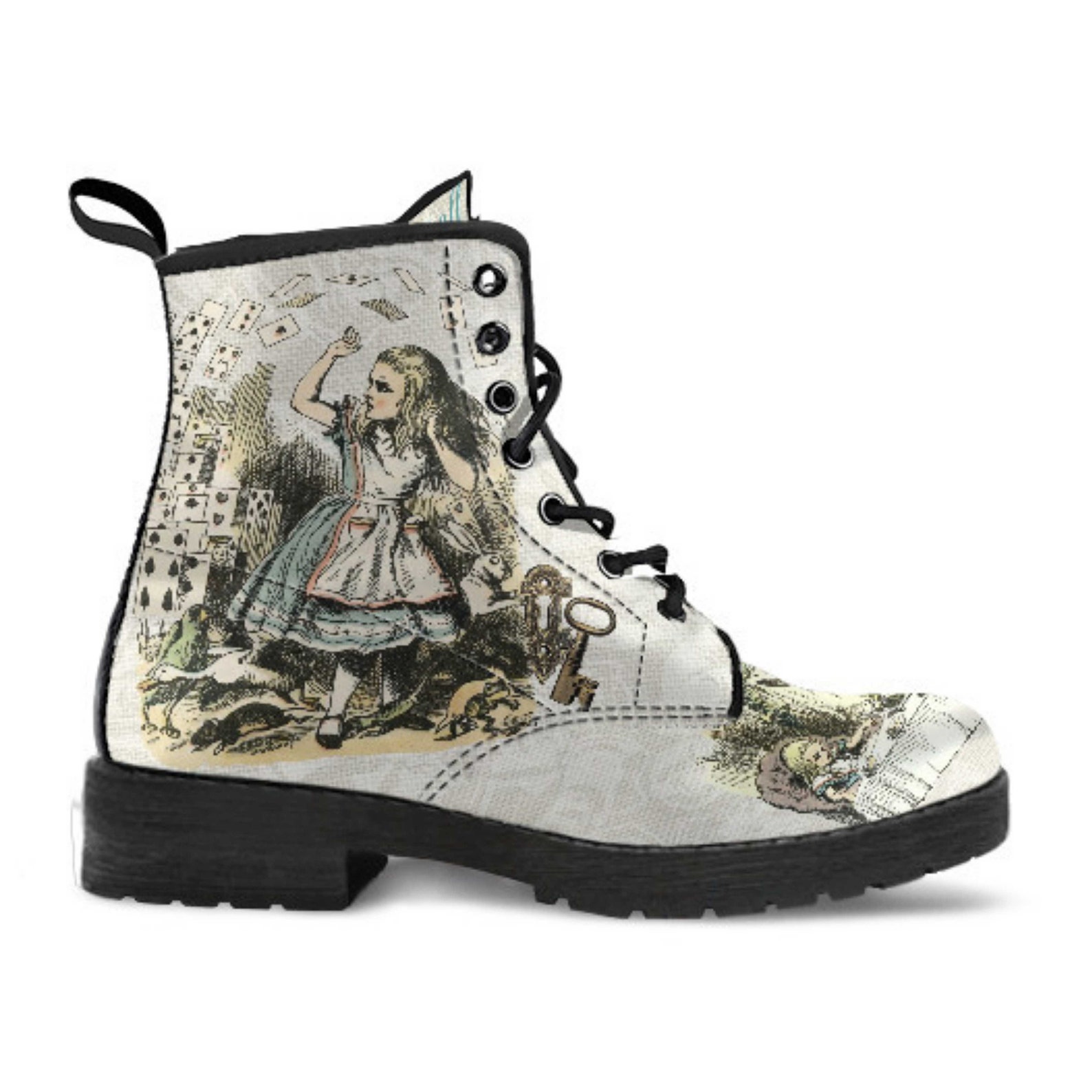alice in wonderland combat boots