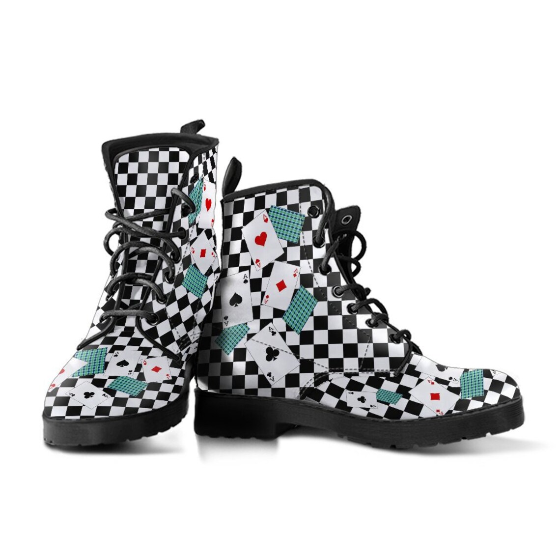 alice in wonderland combat boots