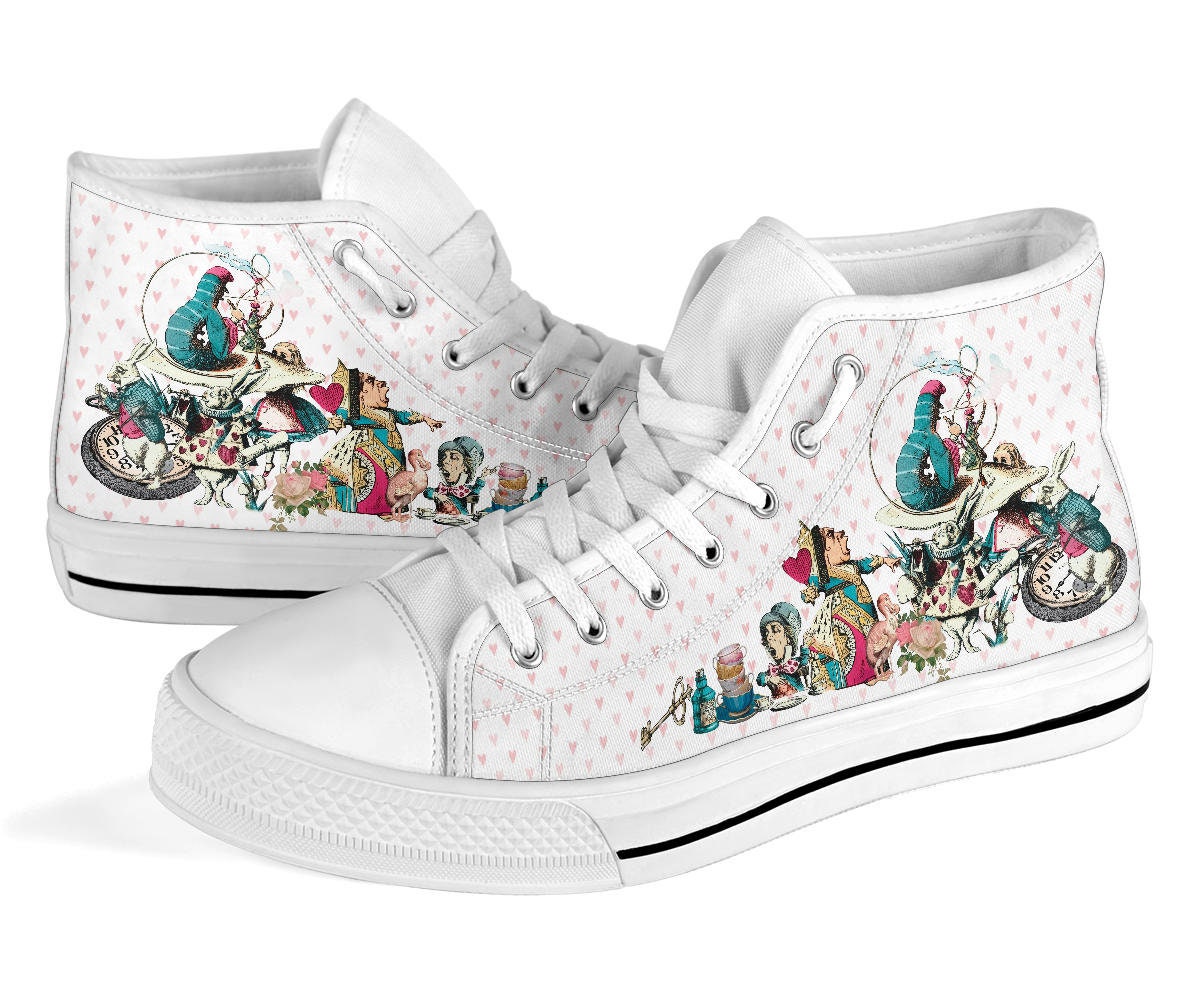Dhr Dwingend journalist High Top Sneakers Alice in Wonderland Gifts 107 Colorful - Etsy Norway