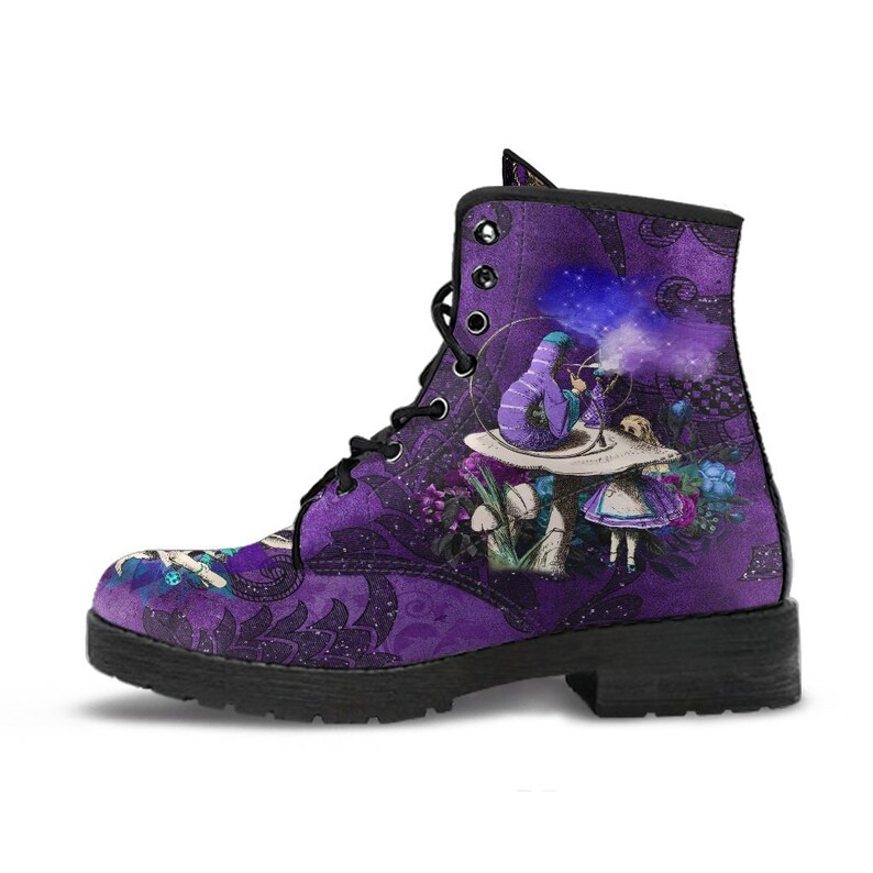 alice in wonderland combat boots
