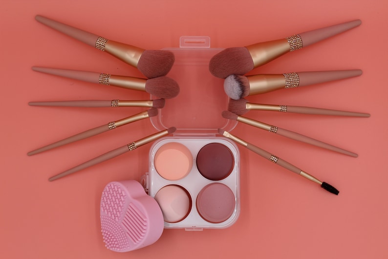 Goat Hair Makeup Brush Set