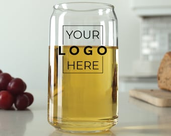 54 pcs - Personalized Can Glass - Your Logo Here - Unique Personalized Can Cooler - Wedding Favors - Beer Can Glass - Party Favors