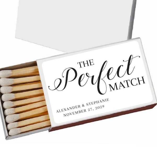 Match Boxes for Party Favors Etsy