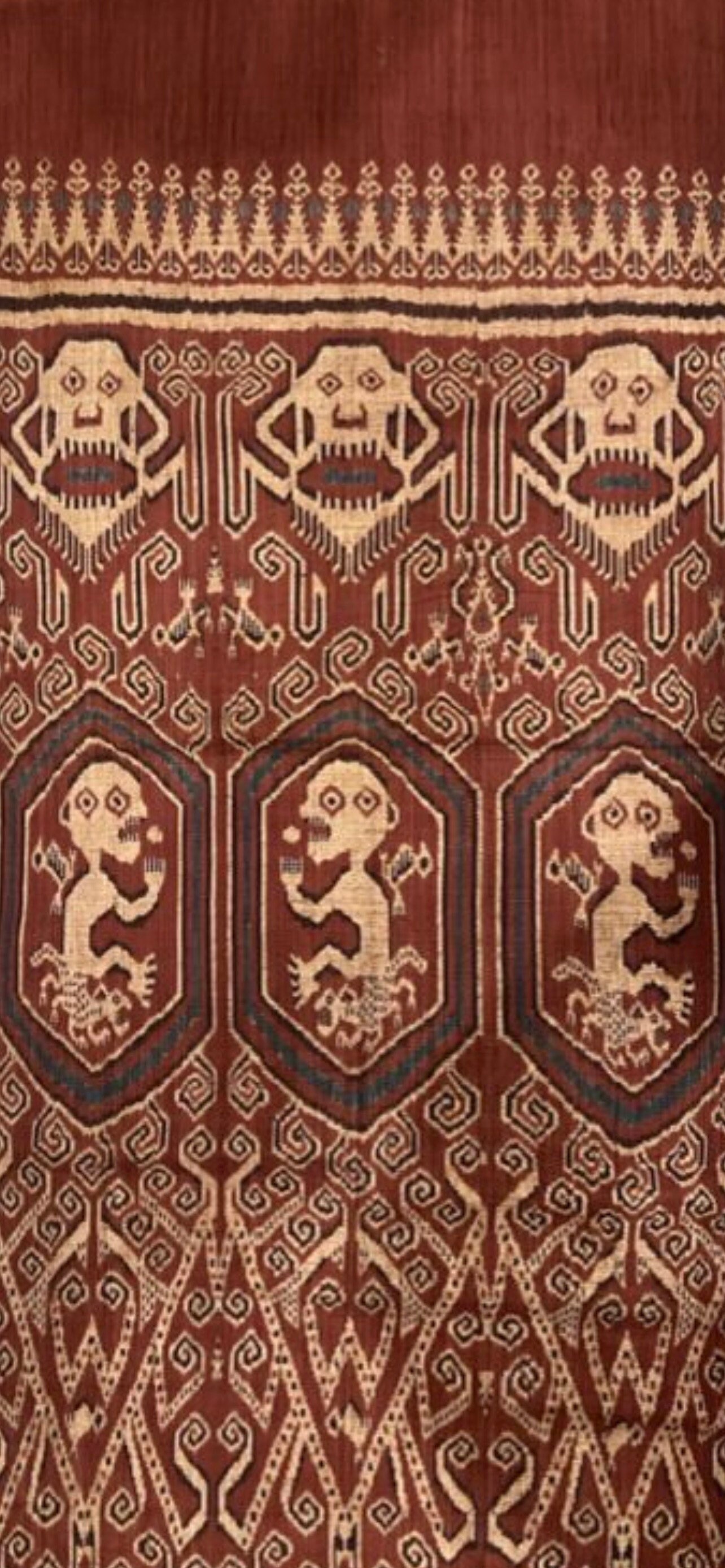 Unique Motif old Pua Kumbu Handmade/weaving Rug/carpet/ceremony Cloth ...