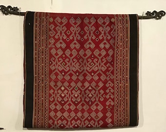 Mid of 20th century sungkit/ embroidery FINE skirt Iban Dayak Collection.Borneo