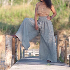 Wide-Leg Pants // Baggy pants // Bohemian pants // Palazzo Pants // Cotton Pants // Muslin Pants // Women’s Pants // Pants // Summer Pants /