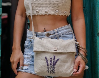 Foldover Crossbody Bag / Linnen Tas / / Boho Bag / / Tote Bag / Vintage Boho Bag / / Linnen hobo Bag / / Hennep Bag / / Handgemaakte Tas / / Crossbody Bag / / tas