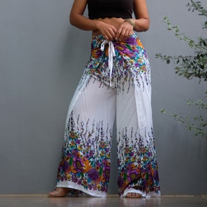 Yogabroek / wijde broek / taille lag broek / hippie broek / palazzo broek / vrouwelijke broek / zomerbroek / boho broek / hobo broek / dames /