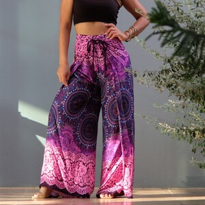Yogabroek / wijde broek / taille lag broek / hippie broek / palazzo broek / vrouwelijke broek / zomerbroek / boho broek / hobo broek / dames /