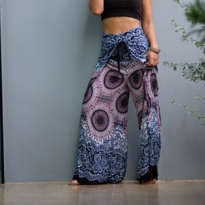 Yogabroek / wijde broek / taille lag broek / hippie broek / palazzo broek / vrouwelijke broek / zomerbroek / boho broek / hobo broek / dames /