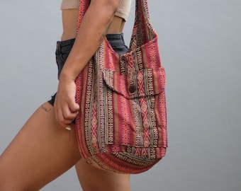 Man Crossbody tas/hippie tas/Boho tas/Tote tas/portemonnee en tassen/kerstcadeau/hennep tas/boodschappers tas/Crossbody tas//damestas