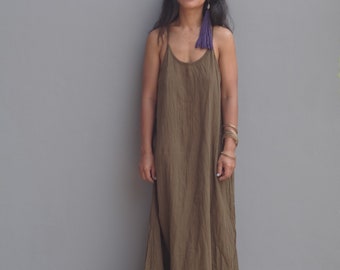 Vestido Maxi de Algodão: Vestido Boho de Verão para a Praia