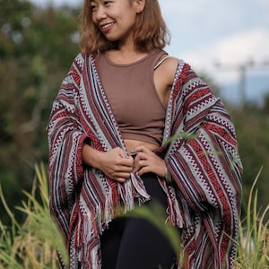 Mans Festival Poncho/ Mens Hippie Poncho / Women’s Ponchos/ Mans Rave Poncho/ Winter Mans Fashion / Women&#39;s Poncho Outfits /Mens Tribla