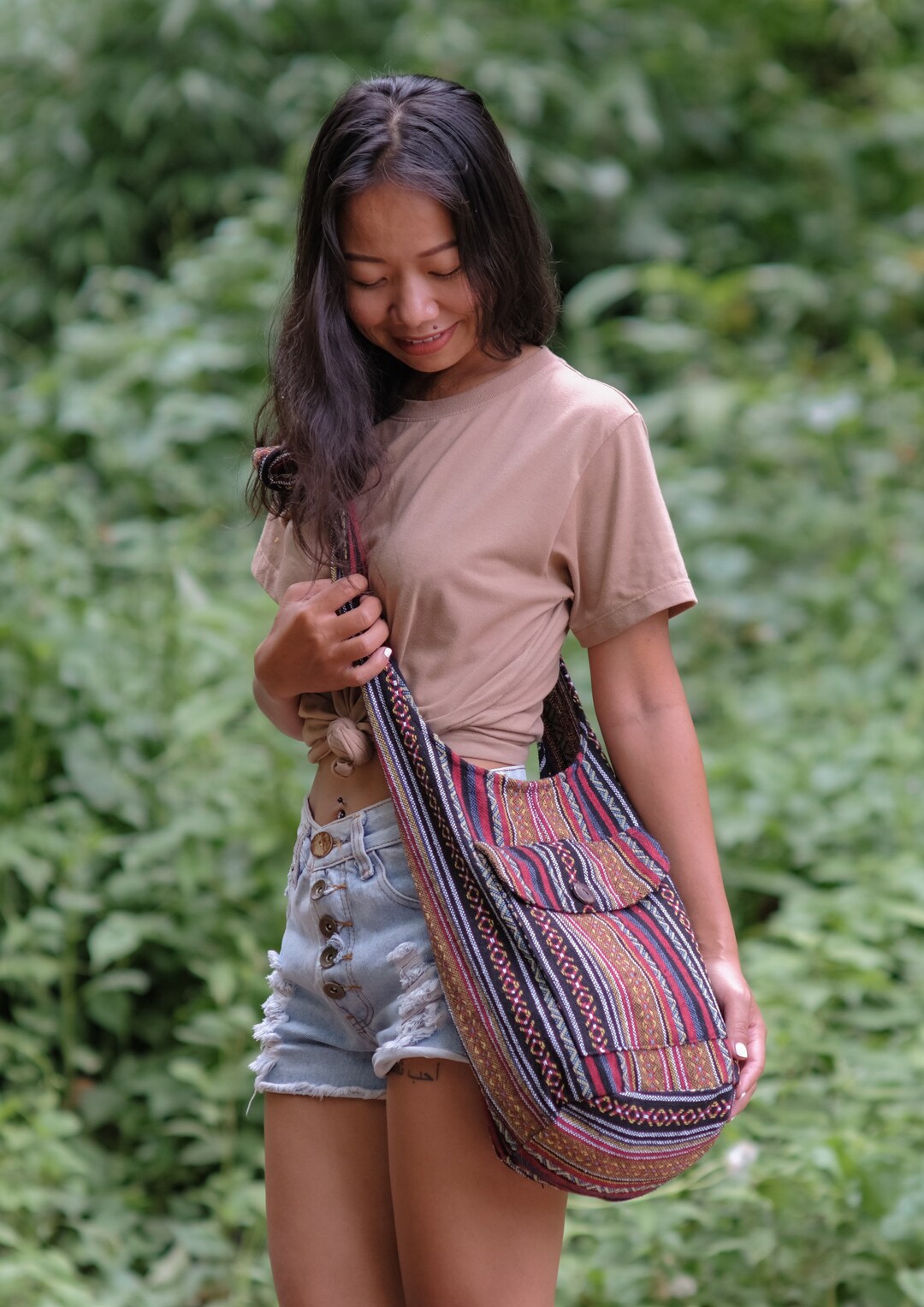 Man Crossbody Bag// Hippie Bag// Boho Bag// Tote Bag//vintage Boho Bag