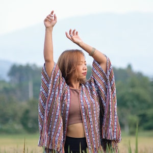 Mans Festival Poncho/ Mens Hippie Poncho / Women’s Ponchos/ Mans Rave Poncho/ Winter Mans Fashion / Women&#39;s Poncho Outfits /Mens Tribla