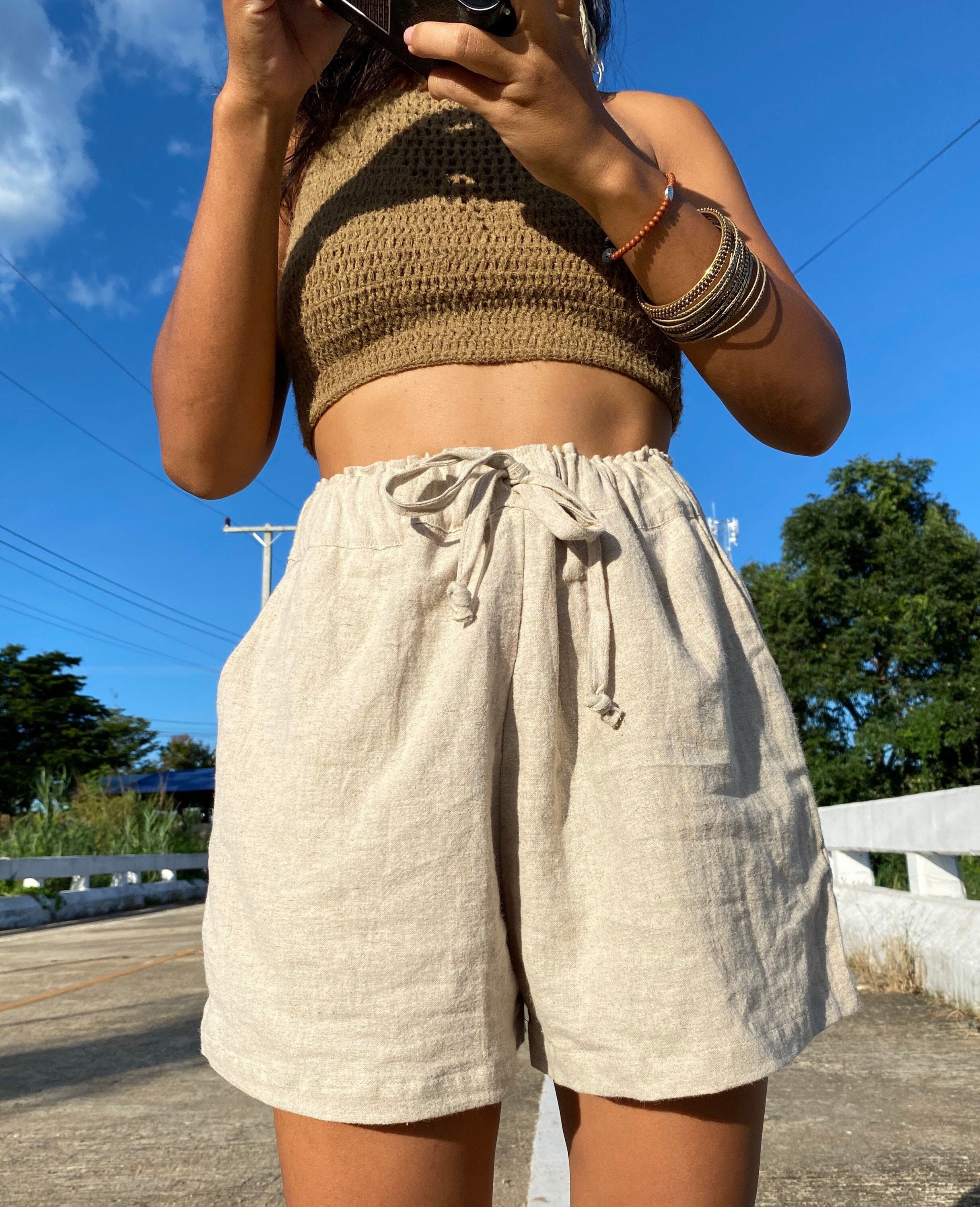 boho summer shorts