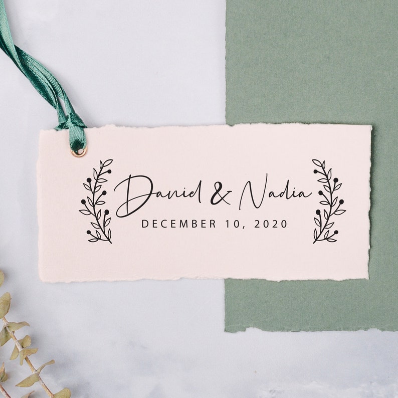 CUSTOM WEDDING STAMP Personalized Wedding Stamp Wedding Etsy