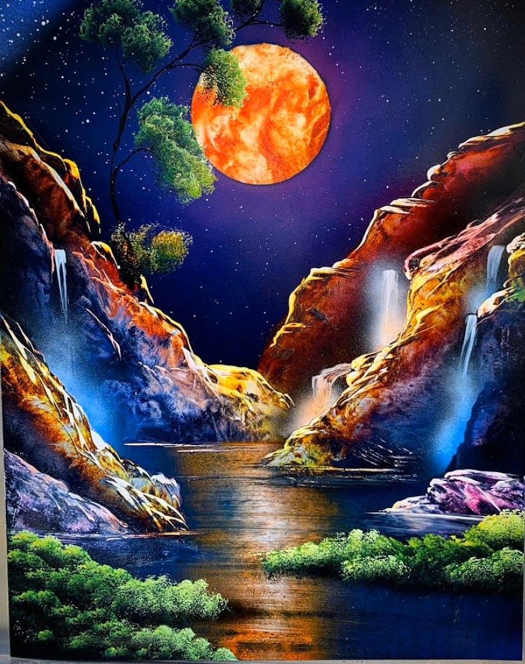 ハーベストムーン F4 風景画 油彩画 oil painting art GPDistantMist_1024x1024.jpg?v=