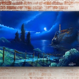Lighthouse - Spray Paint Art