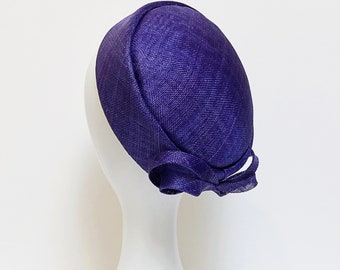 Royal Purple Pillbox Hat