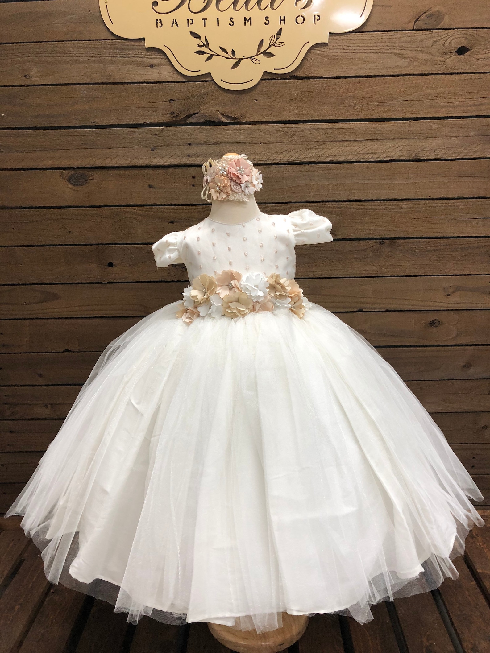 Vestido de bautizo para niña / vestido de bautismo para niña / Etsy