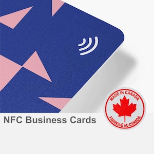 Cartes de visite NFC personnalisées || Cartes de visite NFC étanches || Carte à puce NFC || Cartes de visite personnalisées