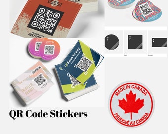 QR Code Stickers (Reusable) || custom QR code stickers || QR code stickers Custom scannable