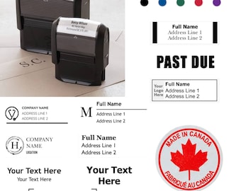 Custom Pre Inked Stamps || Logo Stamp || Packaging Stamp with your logo || Self inking stamp || Personalized Address Stamp