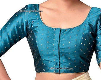 teal green blouse