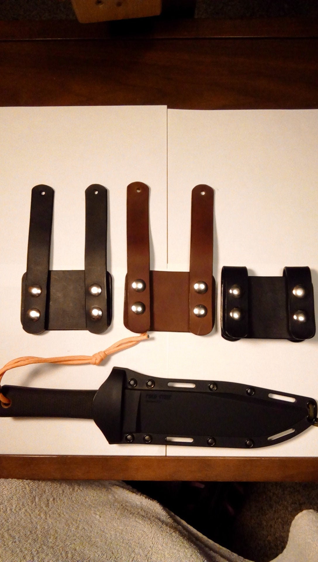 Leather scout/horizontal knife carriers Etsy