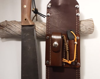Leather pouch for the L.T.WRIGHT Overland