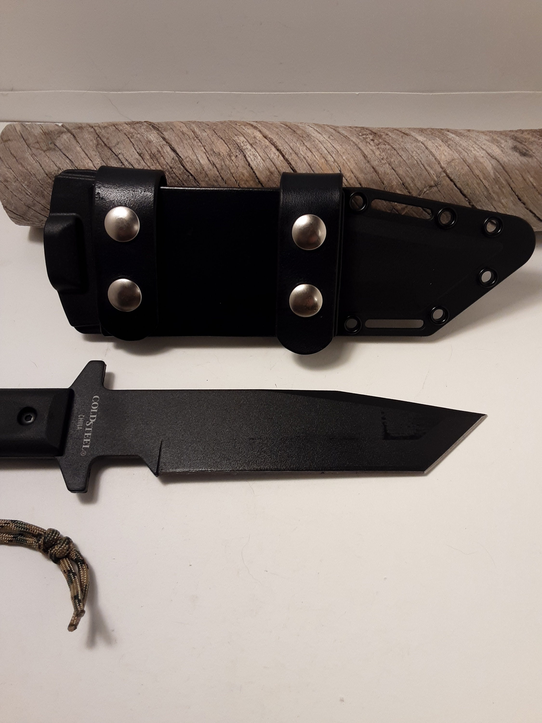Leather & Kydex Drop Leg for Cold Steel GI Tanto (no Knife Or