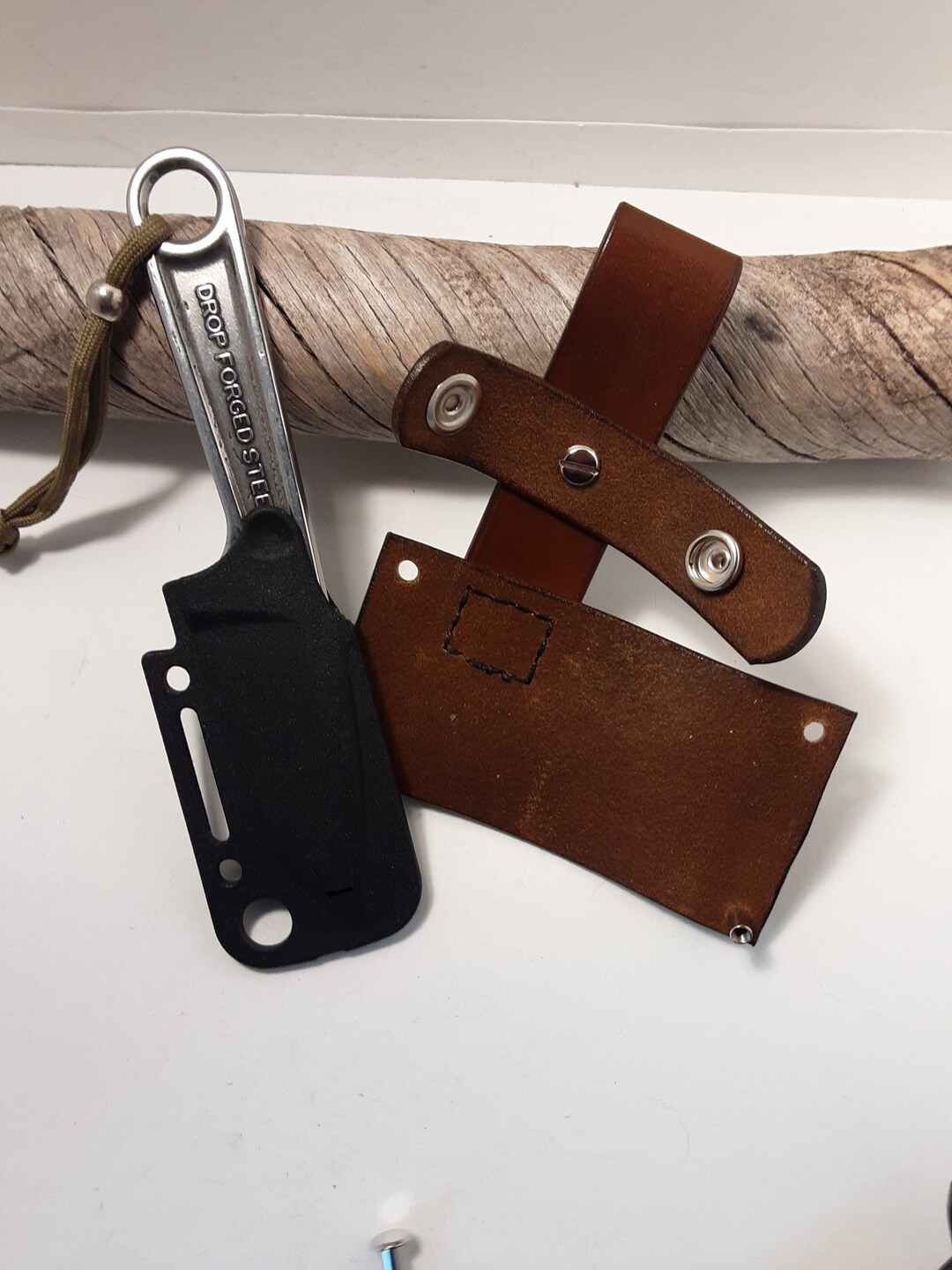 Leather Sheath Wrap for the Kabar Wrench Knife Etsy