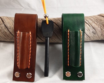 Leather Ferro rod holders