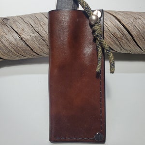 Custom leather Clip Carry sheath for Gerber Stowe image 2