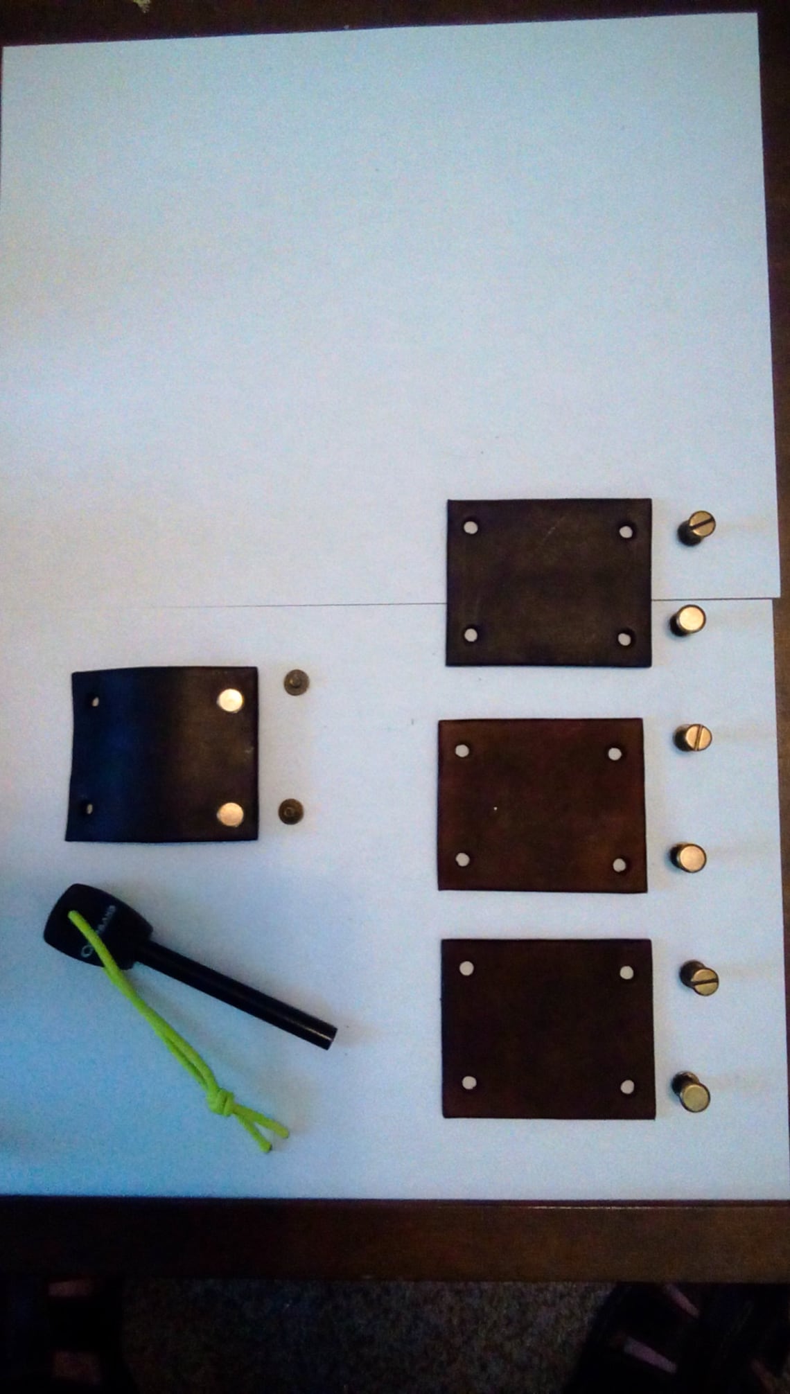 Leather Ferro Rod Holders Etsy