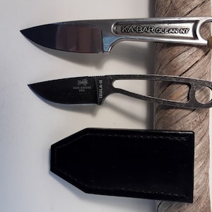 Duel Carry Leather sheath for ESEE and Ka-bar