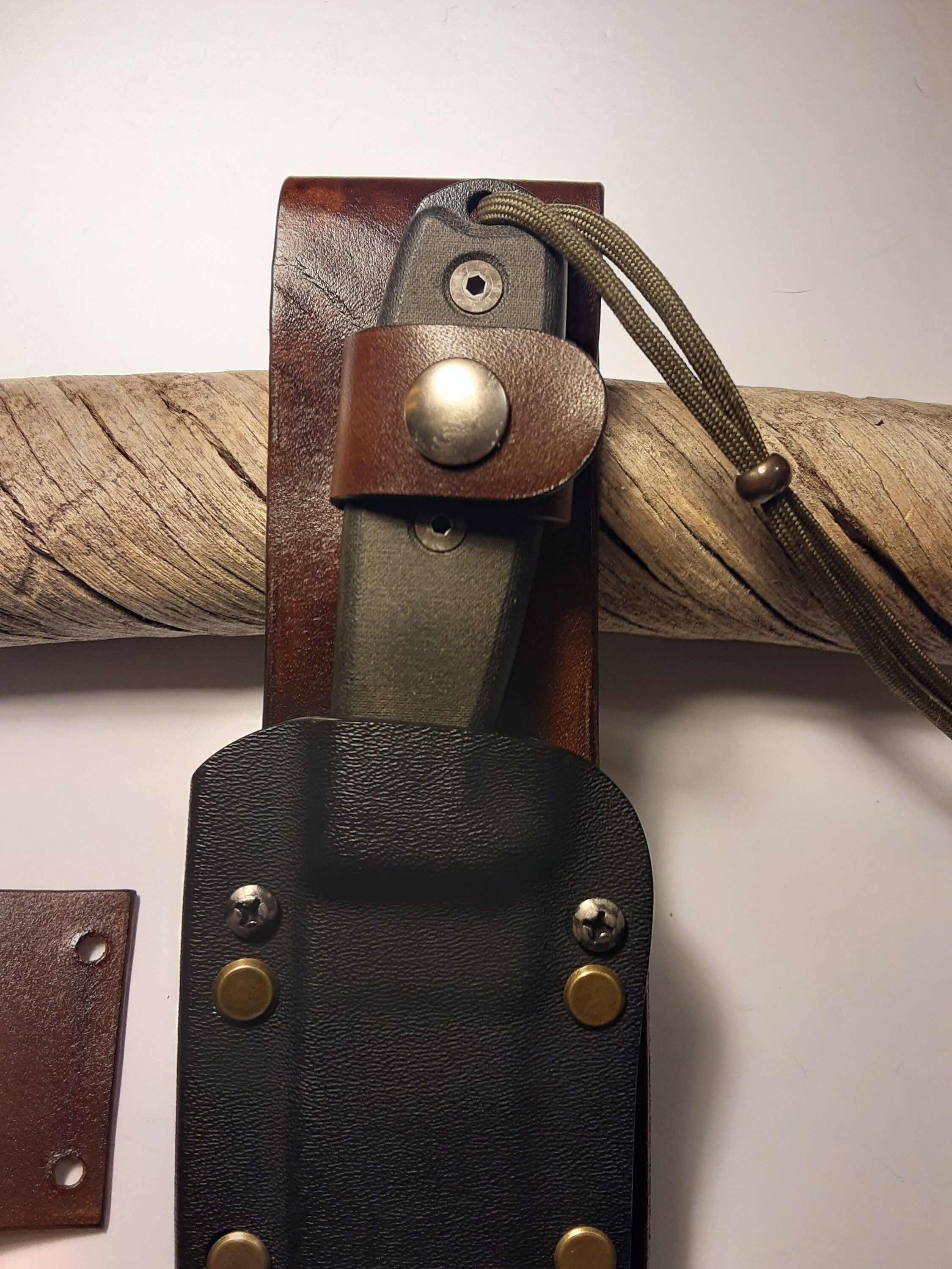 Leather mounts for ESEE 4 knives Etsy