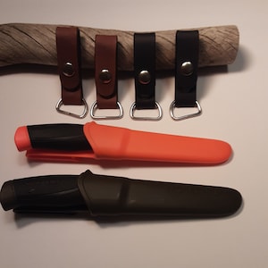 Leather mora knife danglers