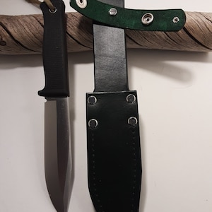 Leather sheath for the Fallkniven S1 or Cold steel srkc