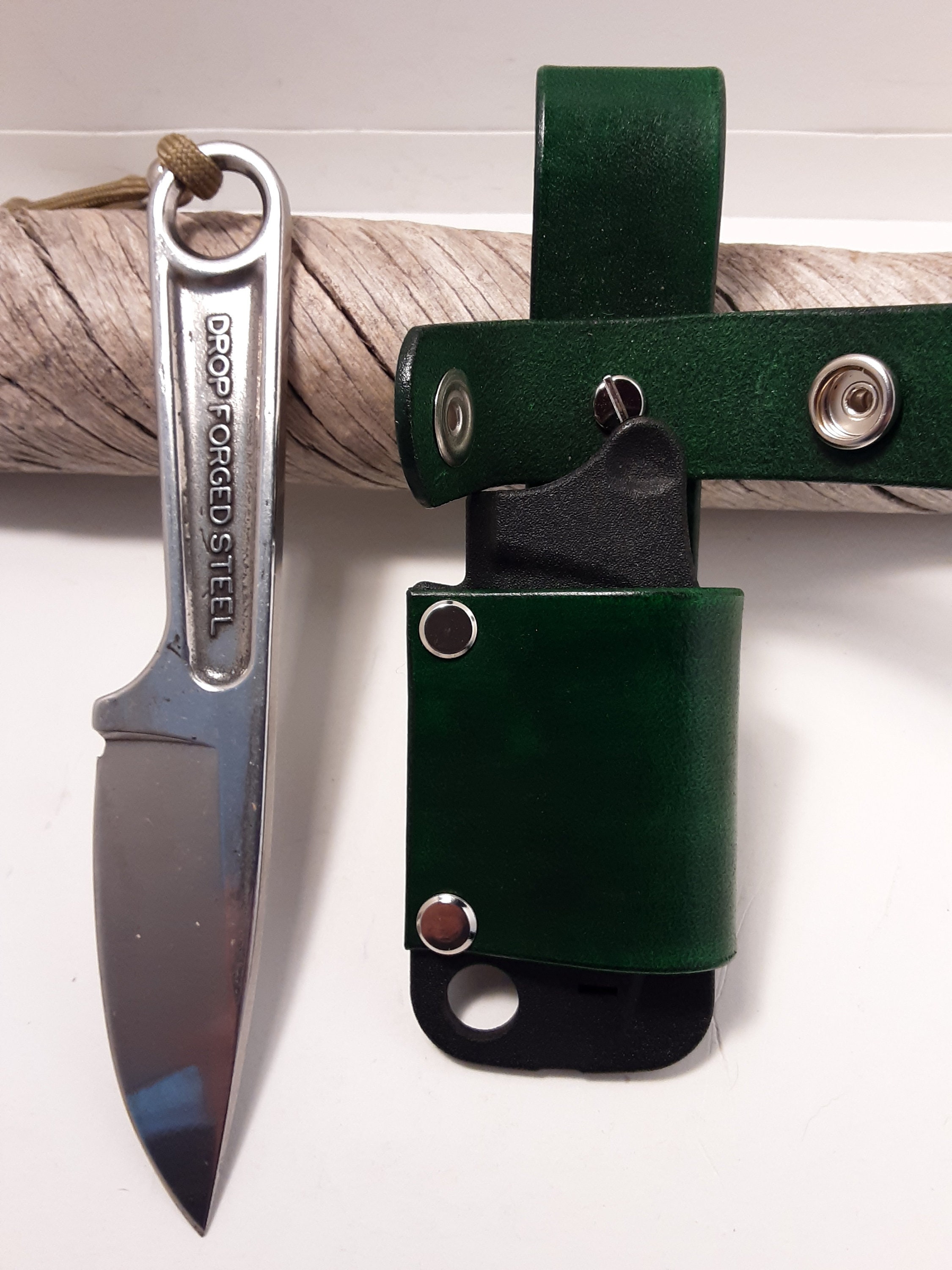 Leather sheath wrap for the Kabar wrench knife Etsy