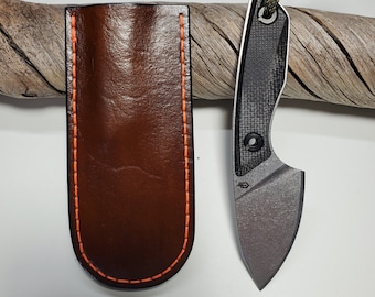 Leather sheath for the Gerber Stowe