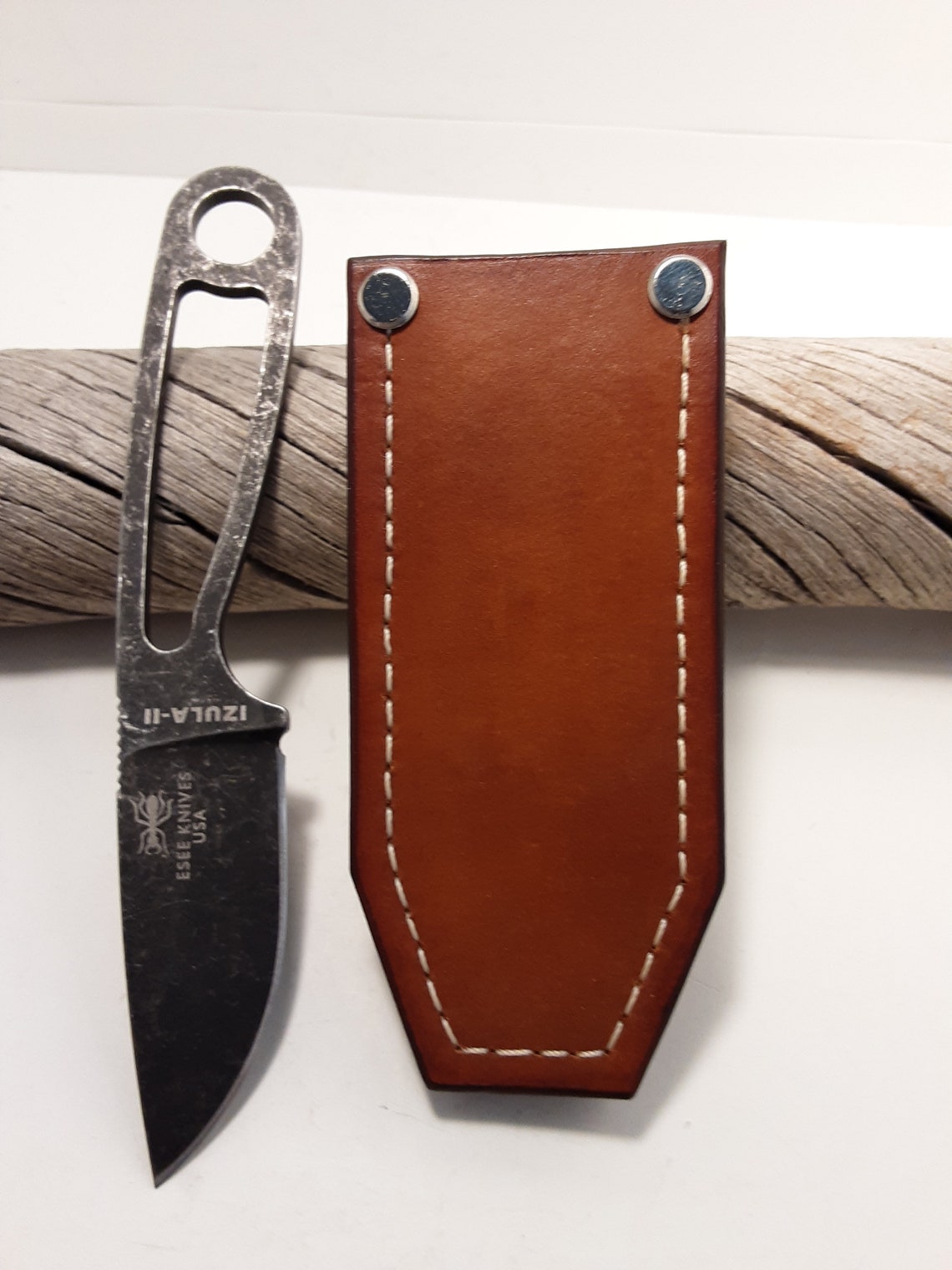 Leather sheath for the ESEE Izula | Etsy