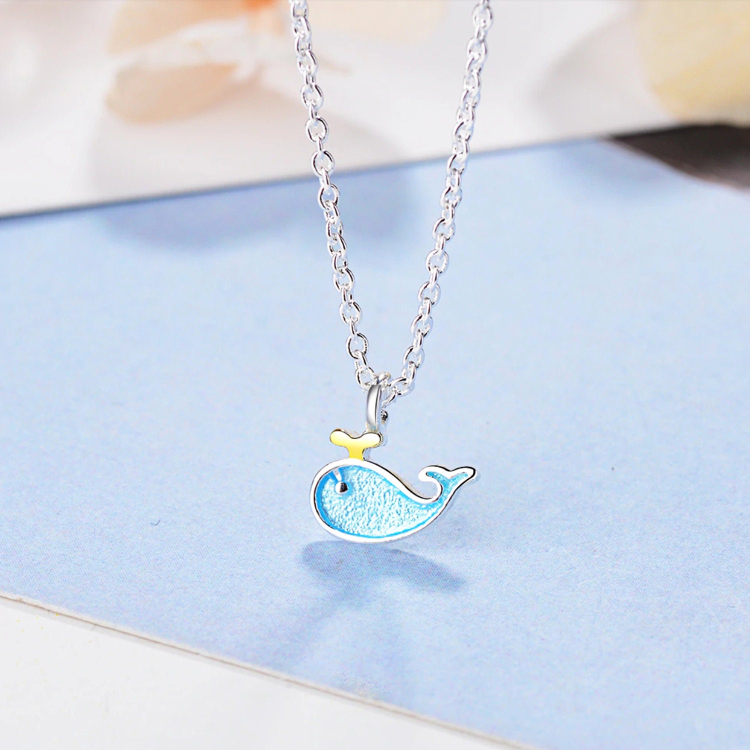 blue whale necklace