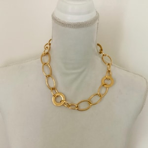 Vintage Ralph Lauren Gold Tone Chain Necklace