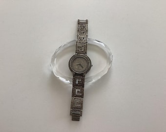 HEIDI DAUS WATCH Bronze Tone Swarovski Crystal Ladies Quartz 