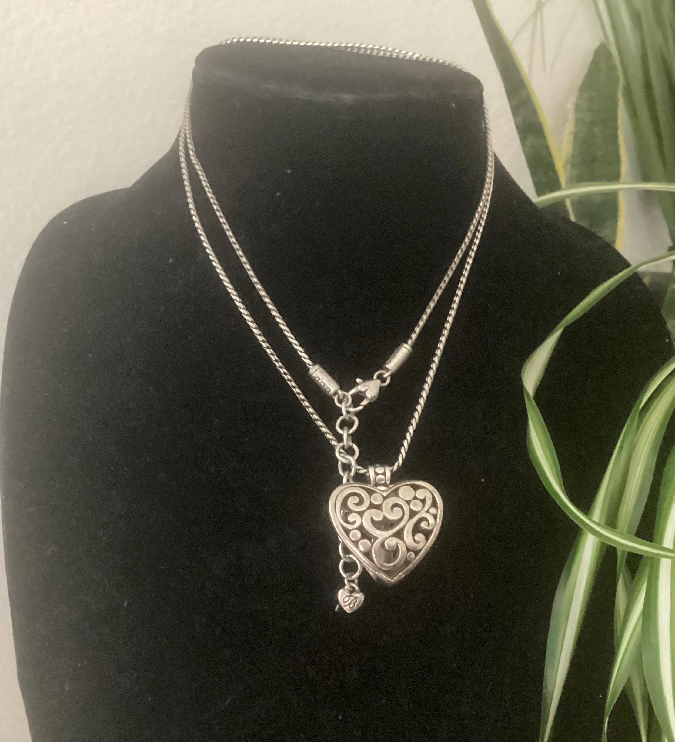 NWT- Brighton Silver Heart Link Watch “ all your love” Brighton Retired Jewelry - Etsy main image 4