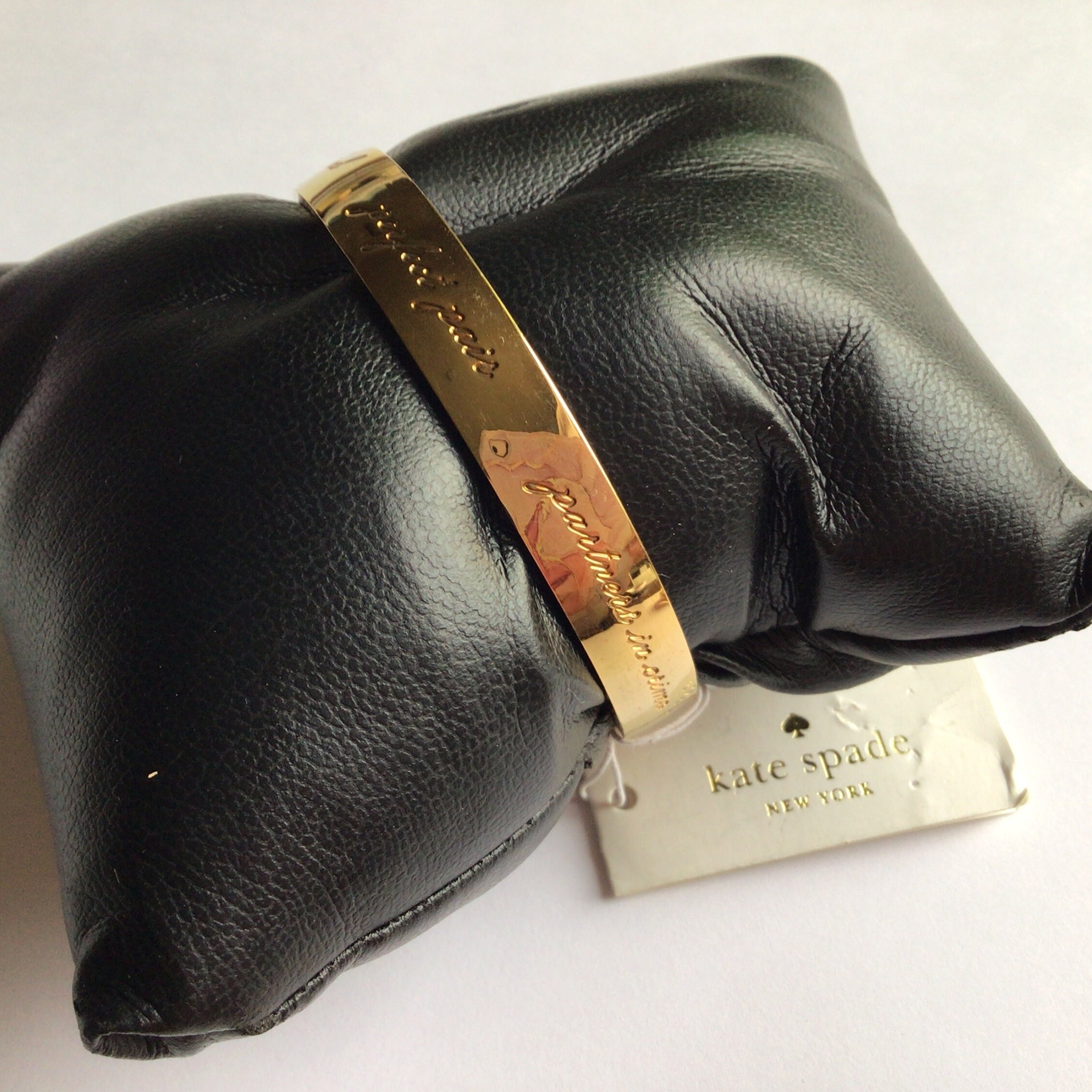 Kate Spade - Authenticated Handbag - Velvet Black Plain For Woman, Never Worn