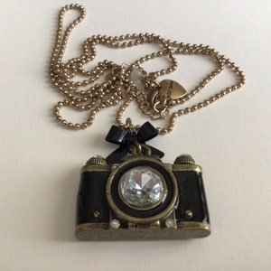 Betsy Johnson Vintage Necklace mera Pendant Long Necklace.legth 54 or 74cm.excellent Vintage Condition. Etsy